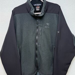 Vintage Arc'teryx Men's Black and Gray Jacket Sz XL